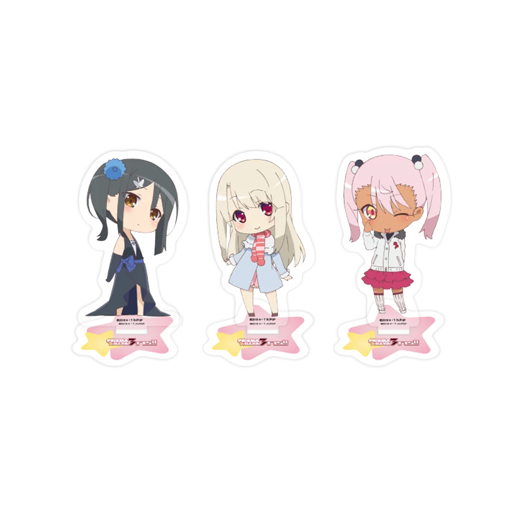 3D Acrylfigurenset mit Anime-Charakteren aus Fate/kaleid liner PRISMA ILLYA 3rei!!